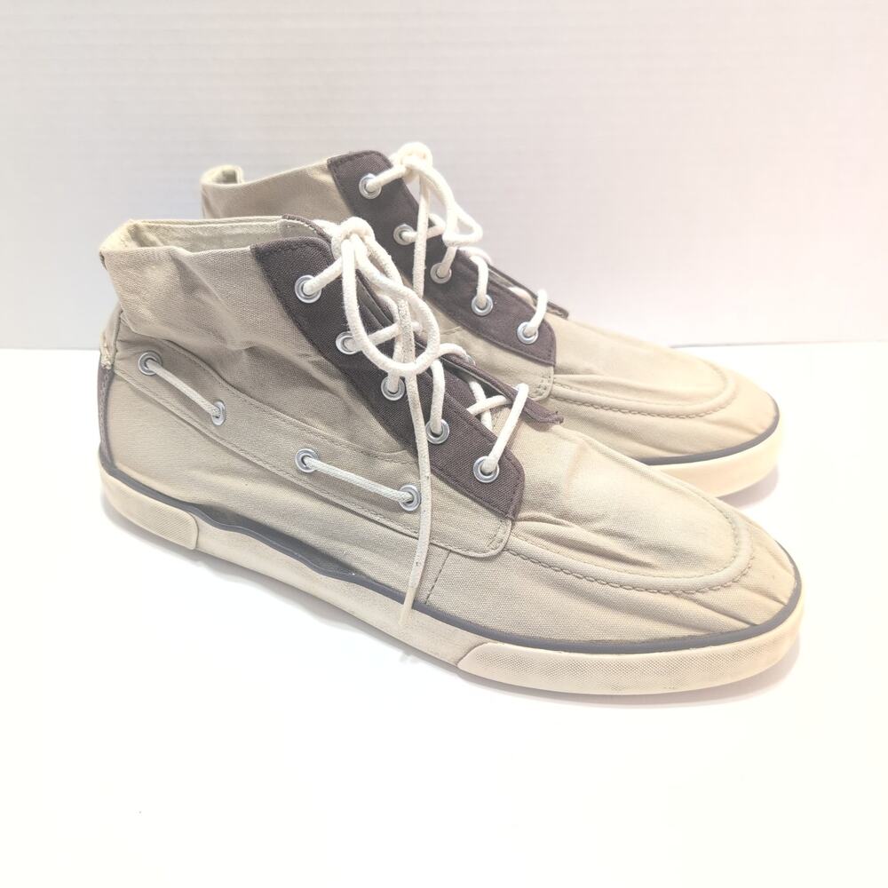 Polo Ralph Lauren Lander Chukka Ankle Boots Canvas Lace Up Men's 11.5D